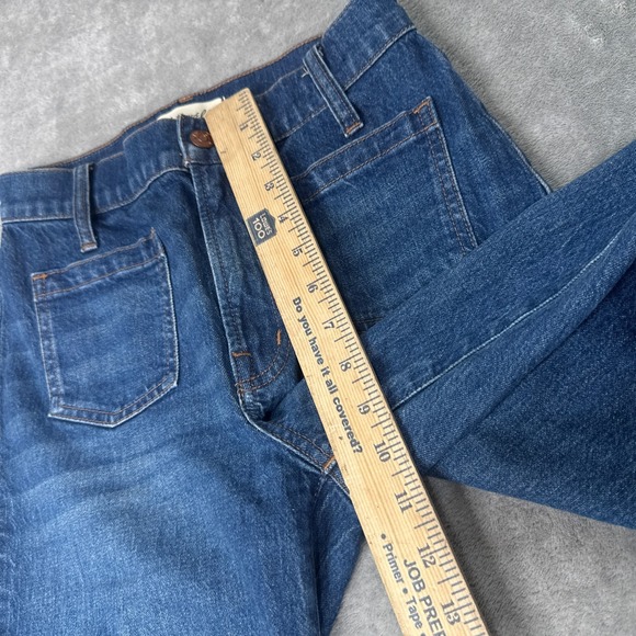Madewell Jeans Women 25 Denim The Perfect Vintage Wide Leg Patch Pockets Trouser - Picture 13 of 14